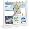 image:imageUmbra Hangit Photo Collage Fame  DIY Picture Hangers Collage Picture Frames for Wall 26x30 WhiteWhite