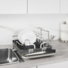 image:imageUmbra Holster Dish Rack Molded Plastic Dish Drying Rack with Drainage Spout CharcoalCharcoal