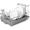 image:imageUmbra Holster Dish Rack Molded Plastic Dish Drying Rack with Drainage Spout CharcoalCharcoal