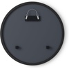 image:imageUmbra Hub Round Wall Mirror Rubber Frame Bathroom Mirror 37Inch Black  Boosts natural and artificial light includes picture hanging wire easy to install for high traffic areasBlack
