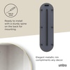 image:imageUmbra Hubba Pill Wall Mirror  Full Length Mirror with Slim Brass Frame Modern Elongated Oval Design for Bedroom Living Room amp EntrywayGold