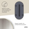 image:imageUmbra Hubba Pill Wall Mirror  Full Length Mirror with Slim Brass Frame Modern Elongated Oval Design for Bedroom Living Room amp EntrywayGold