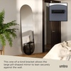 image:imageUmbra Hubba Pill Wall Mirror  Full Length Mirror with Slim Brass Frame Modern Elongated Oval Design for Bedroom Living Room amp EntrywayGold