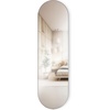 image:imageUmbra Hubba Pill Wall Mirror  Full Length Mirror with Slim Brass Frame Modern Elongated Oval Design for Bedroom Living Room amp EntrywayTitanium