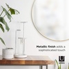 image:imageUmbra Hubba Round Wall Mirror Circle Decor Mirror 34Inch Brass  Metallic frame glass construction reflects light to brighten enlarges small rooms