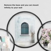 image:imageUmbra Infinity 5x7 Picture Frame Unique Circular Photo Display for Desk or Wall Black5X7