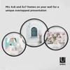 image:imageUmbra Infinity 5x7 Picture Frame Unique Circular Photo Display for Desk or Wall Black5X7