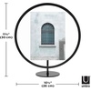 image:imageUmbra Infinity 5x7 Picture Frame Unique Circular Photo Display for Desk or Wall Black5X7