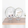 image:imageUmbra Infinity Picture Frame Floating Photo Display for Desk or Wall 5X7 MAT BRASChrome