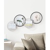 image:imageUmbra Infinity Picture Frame Floating Photo Display for Desk or Wall 5X7 MAT BRASChrome