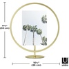 image:imageUmbra Infinity Picture Frame Floating Photo Display for Desk or Wall 5X7 MAT BRASMatte Brass