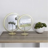 image:imageUmbra Infinity Picture Frame Floating Photo Display for Desk or Wall 5X7 MAT BRASMatte Brass