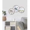 image:imageUmbra Infinity Picture Frame Floating Photo Display for Desk or Wall 5X7 MAT BRASPewter