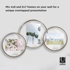 image:imageUmbra Infinity Picture Frame Floating Photo Display for Desk or Wall 5X7 MAT BRASPewter