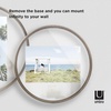 image:imageUmbra Infinity Picture Frame Floating Photo Display for Desk or Wall 5X7 MAT BRASPewter
