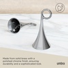 image:imageUmbra Isa Bell  Decorative Modern Dinner Bell Chrome Hand Bell for Home or Office