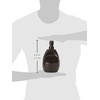 image:imageUmbra Joey Liquid Soap Dispenser Ceramic with Sponge Caddy Black  Heavy base for stability one handed operation kitchen and bathroom use includes scrub pad low profile designBlack