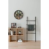image:imageUmbra Luna Collage Picture Frame Holds Nine 4x6 Photos Large 22Inch Diameter Black  Circular wall display solid backing for easy changes includes two sawtooth hangers recycled plasticBlack