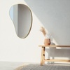 image:imageUmbra Pebble Wall Mirror 24x36 Modern Design TitaniumBrass