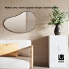 image:imageUmbra Pebble Wall Mirror 24x36 Modern Design TitaniumTitanium
