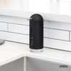 image:imageUmbra Penguin Soap Pump Kitchen Liquid Hand Soap Dispenser 12 OZ Black  Soft touch finish smooth press action wide opening for refills durable acrylicBlack