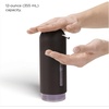 image:imageUmbra Penguin Soap Pump Kitchen Liquid Hand Soap Dispenser 12 OZ Black  Soft touch finish smooth press action wide opening for refills durable acrylicBlack