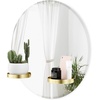 image:imageUmbra Perch 24 Brass Wall MirrorBrass