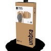 image:imageUmbra Picket Coat Rack Wall Mount 5 FlipDown Coat Hooks Natural  Beveled pine wood dowels supports up to 5 lbs mounting hardware included space savingNatural