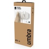 image:imageUmbra Picket Coat Rack Wall Mount 5 FlipDown Coat Hooks Natural  Beveled pine wood dowels supports up to 5 lbs mounting hardware included space savingWhite