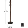 image:imageUmbra Pillar Coat Rack BlackWalnutBlackWalnut