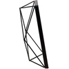 image:imageUmbra Prisma Picture Frame Floating Metal Wall Mount 5x7 Brass  Steel wire construction unique geometric shape displays photo between glass desk or tabletop use hardware includedBlack