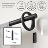 image:imageUmbra Ringlet Curtain Rod for Window Adjustable 42 to 120 Inches Gold  Steel construction holds 22 lbs complete hardware included easy installationBlack