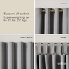 image:imageUmbra Ringlet Curtain Rod for Window Adjustable 42 to 120 Inches Gold  Steel construction holds 22 lbs complete hardware included easy installationGold