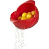 image:imageUmbra Rinse Bowl and Strainer BlackRed
