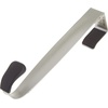 image:imageUmbra Schnook Over the Door Hooks 3Hook BlackNickel  Rubber tips protect clothes no hardware needed holds 5 lbs each measures 18x8 inches bathroom or bedroom useSingle Hook
