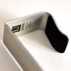 image:imageUmbra Schnook Over the Door Hooks 3Hook BlackNickel  Rubber tips protect clothes no hardware needed holds 5 lbs each measures 18x8 inches bathroom or bedroom useSingle Hook