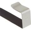 image:imageUmbra Schnook Over the Door Hooks 3Hook BlackNickel  Rubber tips protect clothes no hardware needed holds 5 lbs each measures 18x8 inches bathroom or bedroom useSingle Hook