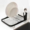 image:imageUmbra Sinkin Dish Rack  Over the Sink Organizer with Drainer amp Utensil Holder  Compact Kitchen Storage Black
