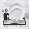 image:imageUmbra Sinkin Dish Rack  Over the Sink Organizer with Drainer amp Utensil Holder  Compact Kitchen Storage Black