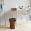 image:imageUmbra Skinny Trash Can Slim Bathroom Garbage Can 2 Gallon Bronze  Builtin handle fits narrow openings and odd spaces strong construction easy wipe clean rounded corners