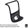 image:imageUmbra Sling Flexible Sink Caddy Elastic NonSlip Sponge Holder Black  Rubber material perforated base for drainage prevents moisture buildup fits faucet necks easy rinse cleanBlack