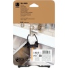 image:imageUmbra Sling Flexible Sink Caddy Elastic NonSlip Sponge Holder Black  Rubber material perforated base for drainage prevents moisture buildup fits faucet necks easy rinse cleanBlack