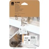 image:imageUmbra Sling Flexible Sink Caddy Elastic NonSlip Sponge Holder White  Rubber material perforated base for drainage prevents moisture buildup fits faucet necks easy rinse clean