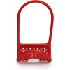 image:imageUmbra Sling Flexible Sponge Holder for Kitchen Sink Customizable NonSlip Caddy Organizer Also Holds Dish Scrub Brush or Dishcloth Red