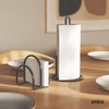 image:imageUmbra Squire Napkin Holder Contemporary Metal Design Compact Black  Builtin divider doubles as handle looks like cast iron easy to transport fits dinner napkinsNapkin Holder