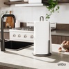 image:imageUmbra Squire Paper Towel Holder FreeStanding Compact Steel Black  Builtin tear bar portable handle kitchen or bath eco friendly finish