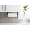 image:imageUmbra Squire Paper Towel Holder Under Cabinet Wall Mount Steel Black  Bent metal space saving compact size hangs over door or shelf low waste finish fits kitchen or bath