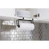 image:imageUmbra Squire Paper Towel Holder Under Cabinet Wall Mount Steel Black  Bent metal space saving compact size hangs over door or shelf low waste finish fits kitchen or bath