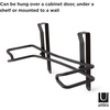 image:imageUmbra Squire Paper Towel Holder Under Cabinet Wall Mount Steel Black  Bent metal space saving compact size hangs over door or shelf low waste finish fits kitchen or bath