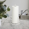 image:imageUmbra Squire Stand up Paper Towel Holder for Kitchen or Bathroom Bent Metal Wire Looks Like Cast Iron White